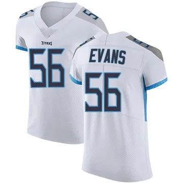 Men's Desmond Evans Tennessee Titans Elite White Vapor Untouchable Jersey