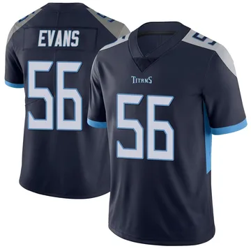 Men's Desmond Evans Tennessee Titans Limited Navy Vapor Untouchable Jersey