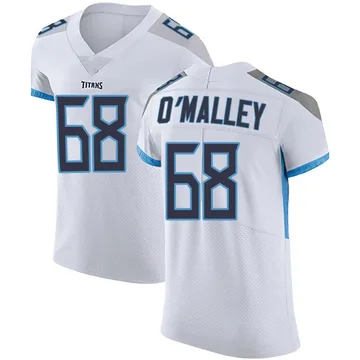 Men's Devonte O'Malley Tennessee Titans Elite White Vapor Untouchable Jersey