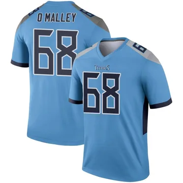 Men's Devonte O'Malley Tennessee Titans Legend Light Blue Jersey