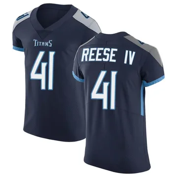 Men's Otis Reese IV Tennessee Titans Elite Navy Vapor Untouchable Jersey