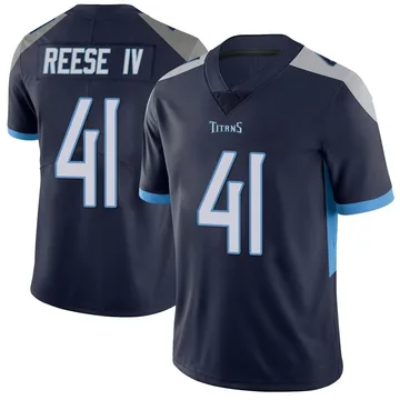 Men's Otis Reese IV Tennessee Titans Limited Navy Vapor Untouchable Jersey