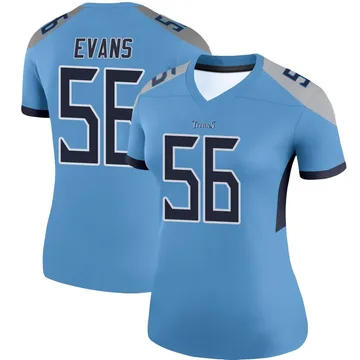 Women's Desmond Evans Tennessee Titans Legend Light Blue Jersey