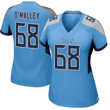 Women's Devonte O'Malley Tennessee Titans Game Light Blue Jersey