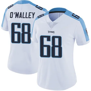 Women's Devonte O'Malley Tennessee Titans Limited White Vapor Untouchable Jersey
