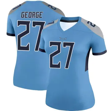 Women's Eddie George Tennessee Titans Legend Light Blue Jersey