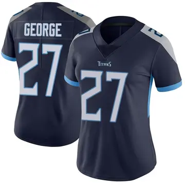 Women's Eddie George Tennessee Titans Limited Navy Vapor Untouchable Jersey
