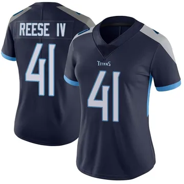 Women's Otis Reese IV Tennessee Titans Limited Navy Vapor Untouchable Jersey