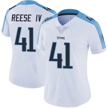 Women's Otis Reese IV Tennessee Titans Limited White Vapor Untouchable Jersey
