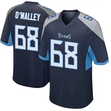 Youth Devonte O'Malley Tennessee Titans Game Navy Jersey