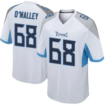 Youth Devonte O'Malley Tennessee Titans Game White Jersey