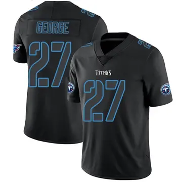 Youth Eddie George Tennessee Titans Limited Black Impact Jersey