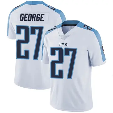 Youth Eddie George Tennessee Titans Limited White Vapor Untouchable Jersey