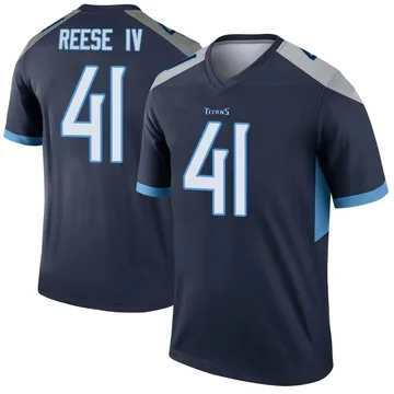 Youth Otis Reese IV Tennessee Titans Legend Navy Jersey